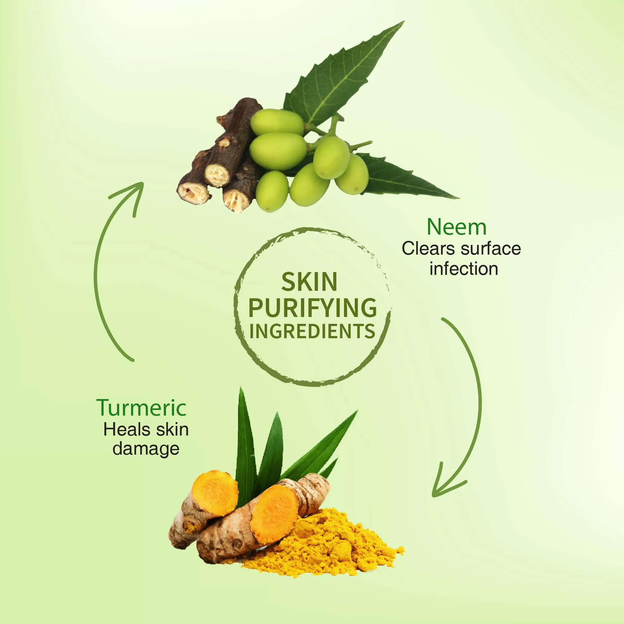 Neem & Turmeric Soap 100 g each pack of 2