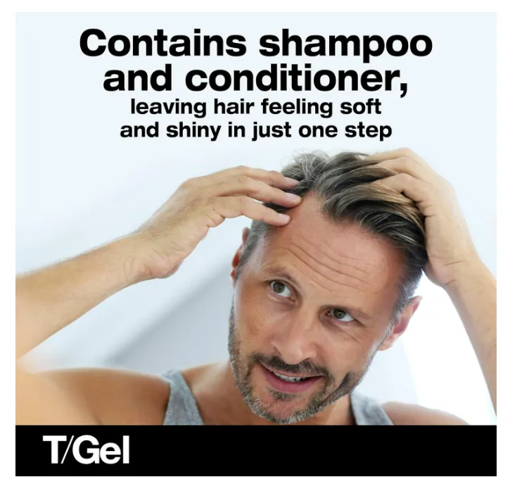 Neutrogena T/Gel 2 in 1 Anti-Dandruff Shampoo   Conditioner 250 ml 8 oz