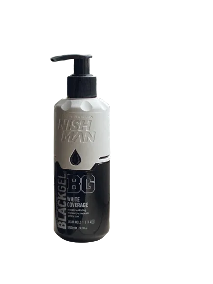 Nishman Black Gel BG White Coverage 200 ml