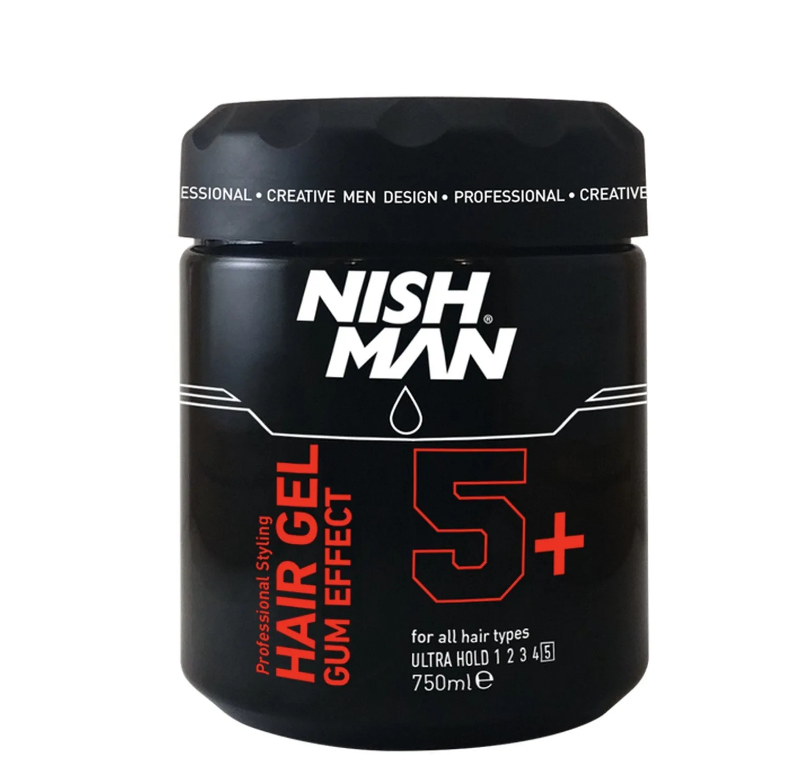 NISHMAN Hair Styling Gel Gum Effect ultra hold 5  750 ml