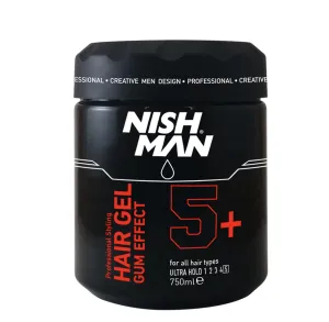 NISHMAN Hair Styling Gel Gum Effect ultra hold 5  750 ml