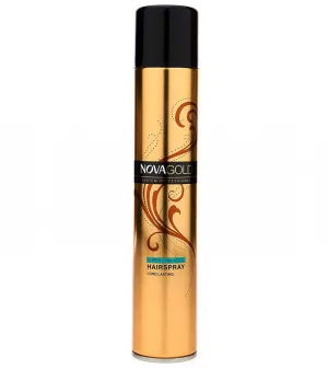 Nova Gold Super Natural Hold Hair Spray for Unisex - 250 ml