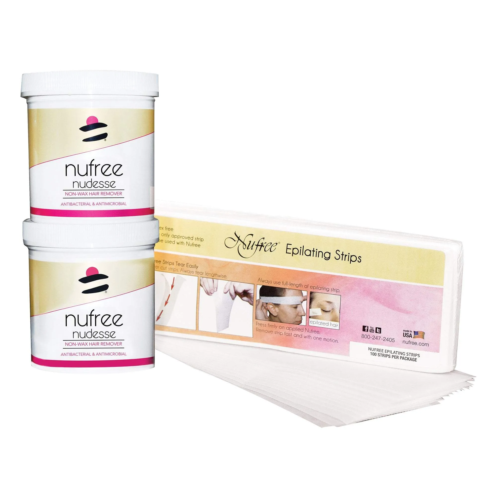Nufree Double Jar Pack, 16 oz