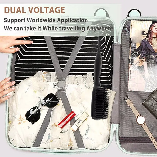 O'bella Hair Straightener Brush Hair Styler Electric Hot Comb