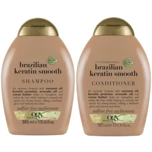 OGX Ever Straightening  Brazilian Keratin Therapy Shampoo & Conditioner Twin 2 x 385ml