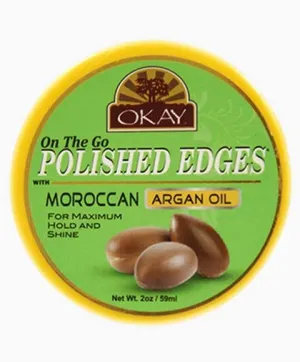 Okay  On The Go Polished Edges With Moroccan Argan Oil