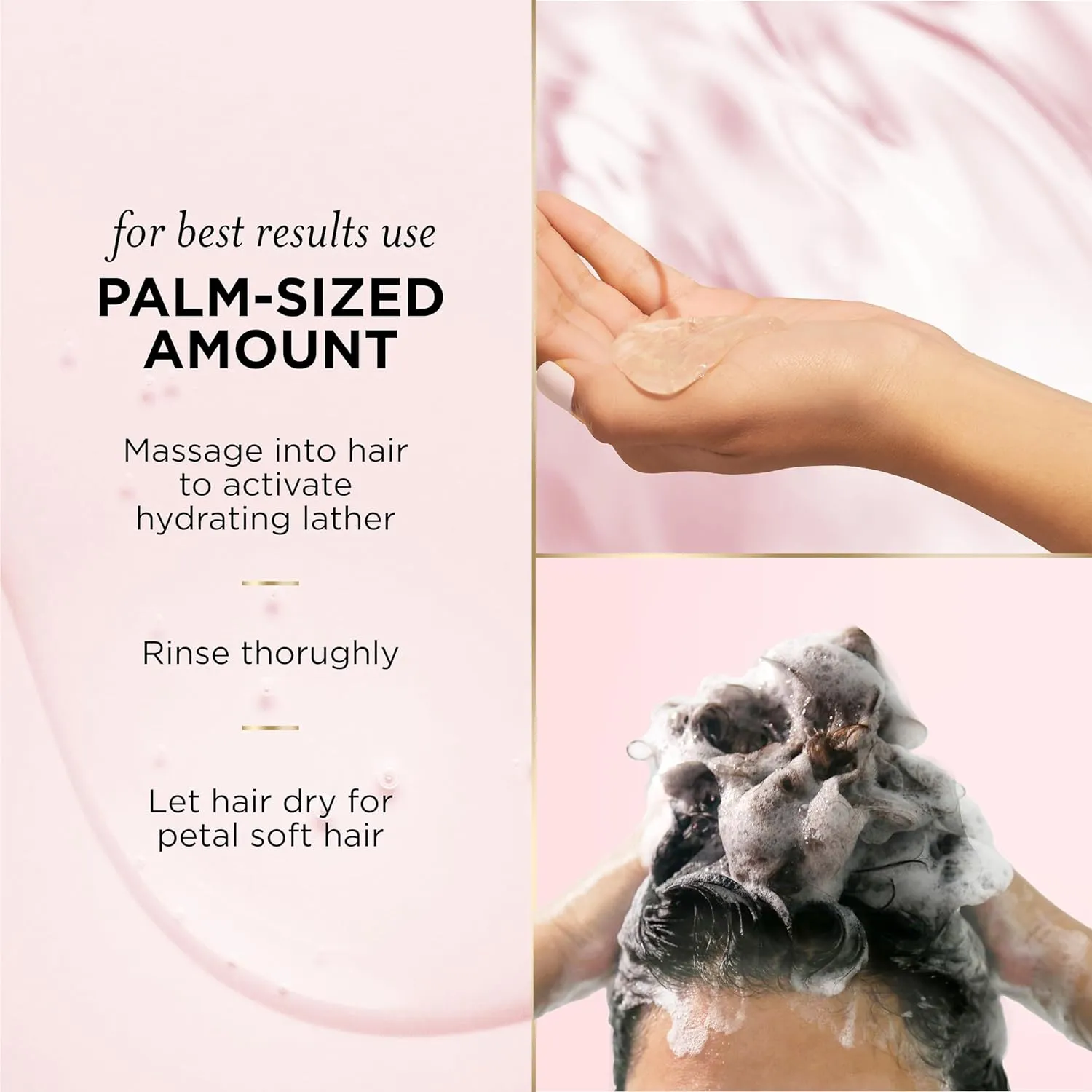 PANTENE nutrient blends miracle moisture boost with rose water sulfate free shampoo   conditioner بكج بانتين للعناية بالشعر بالازهار وزبدة الشيا