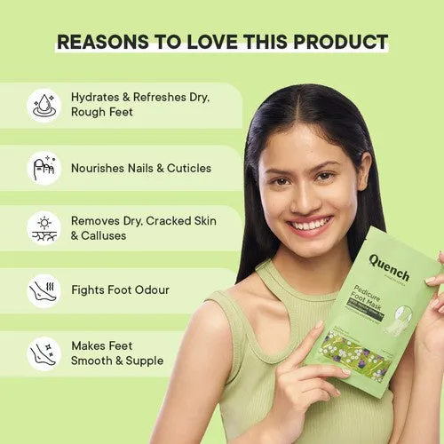 Pedicure Foot Mask with Matcha Green Tea - Pack Of 1