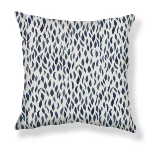 Petals Pillow in Navy