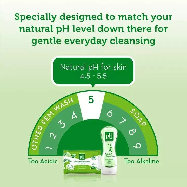 pH Care Daily Feminine Wash Natural Protection - 50ml