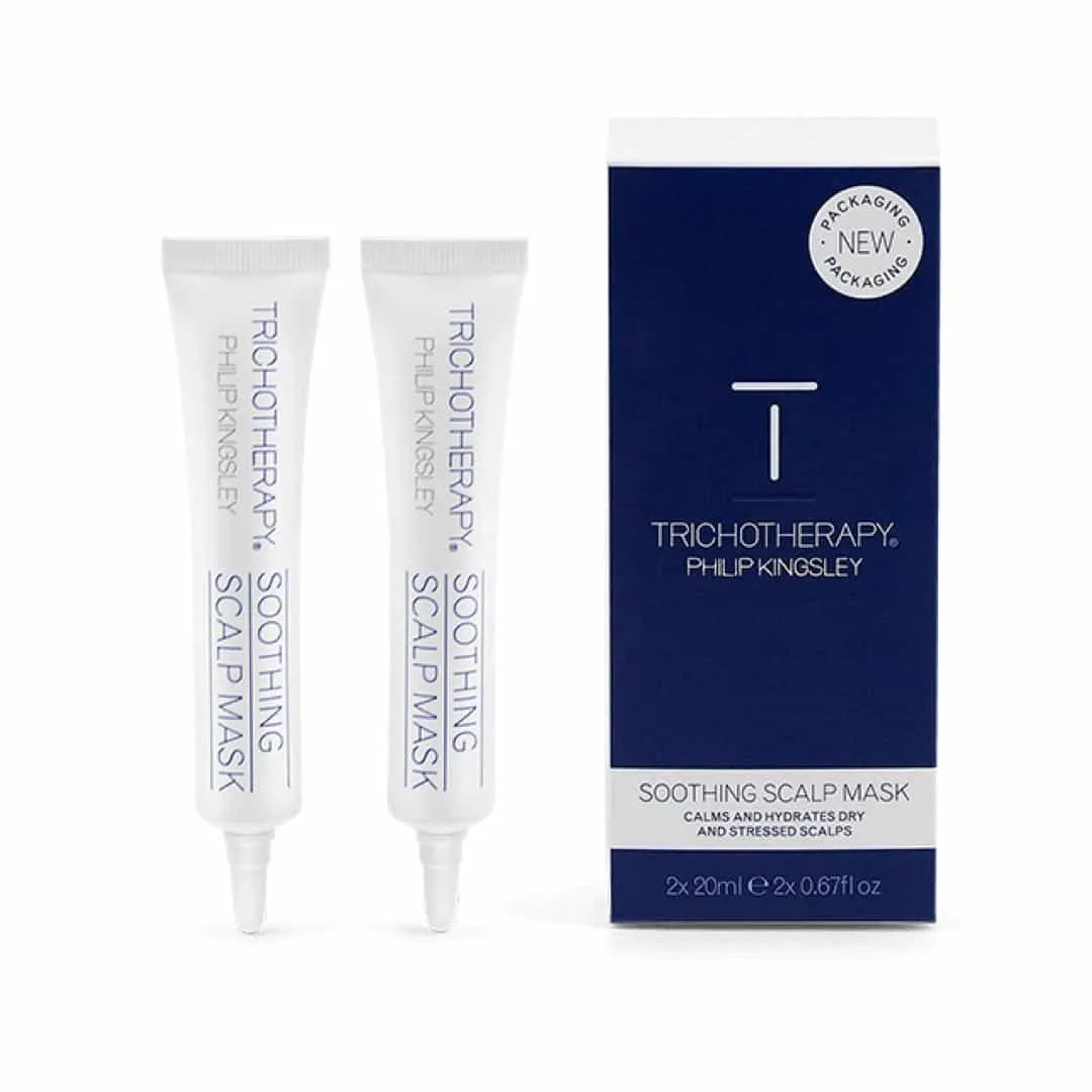 PHILIP KINGSLEY TRICHOTHERAPY SOOTHING WEEKLY SCALP MASK 2 x 20ml
