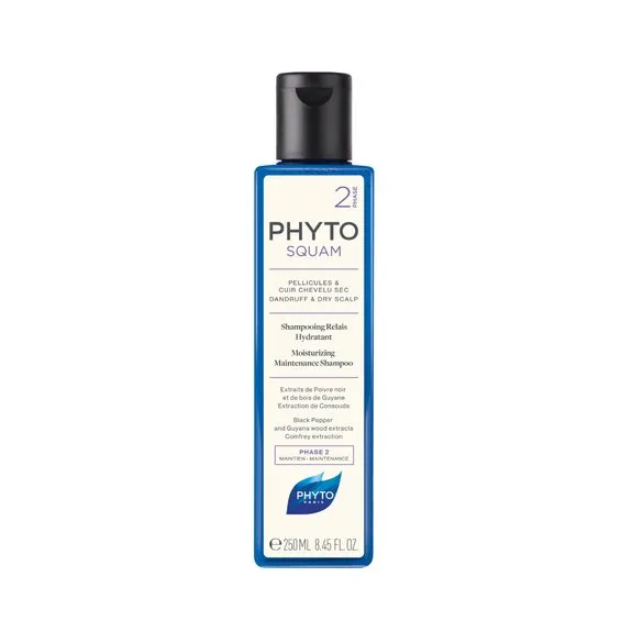 PHYTO PARIS PHYTOSQUAM DRY SCALP MOISTURIZING MAINTENANCE SHAMPOO 250ml