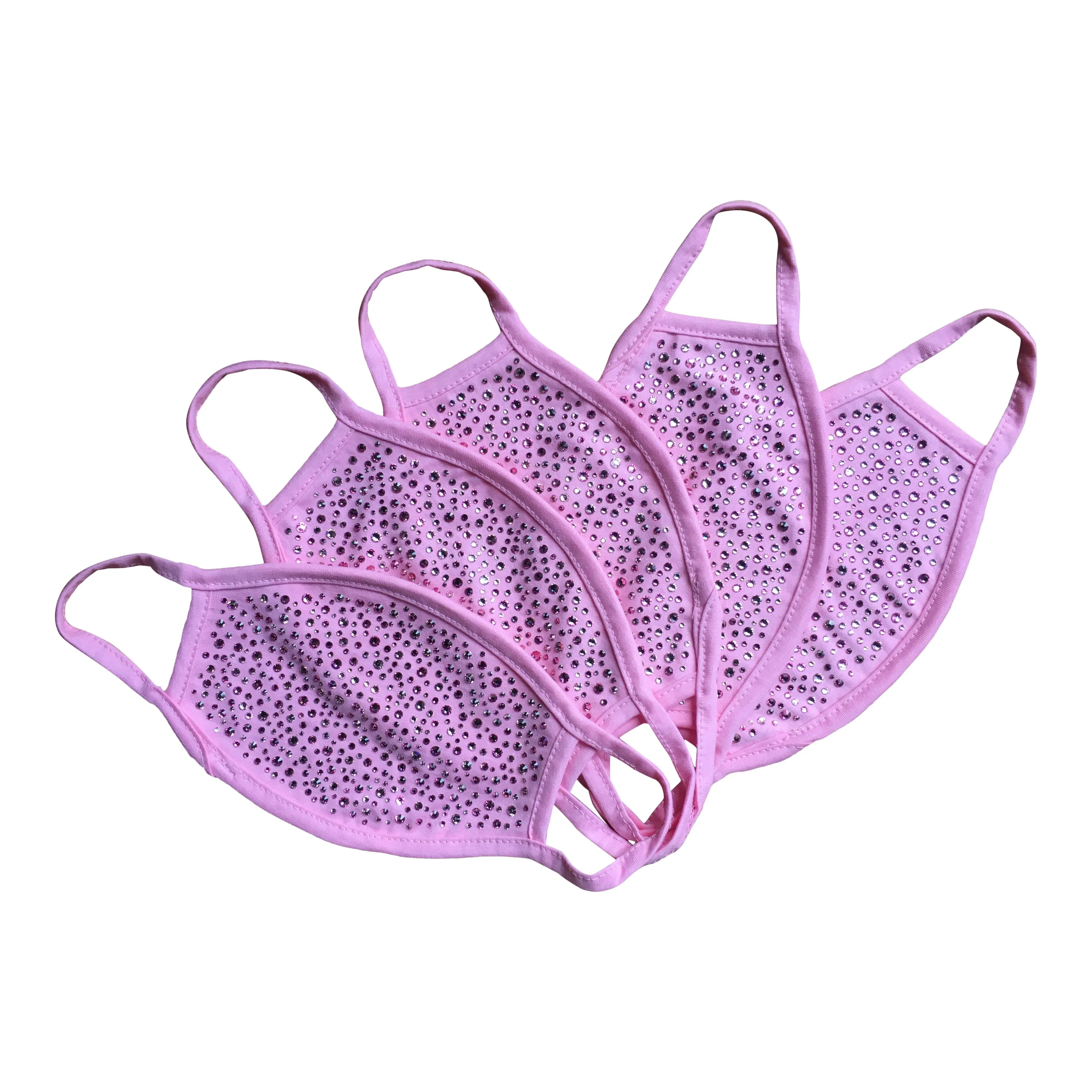 Pink Crystal Face Mask