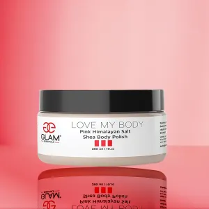 Pink Himalayan Salt   Shea Butter Body Polish Scrub