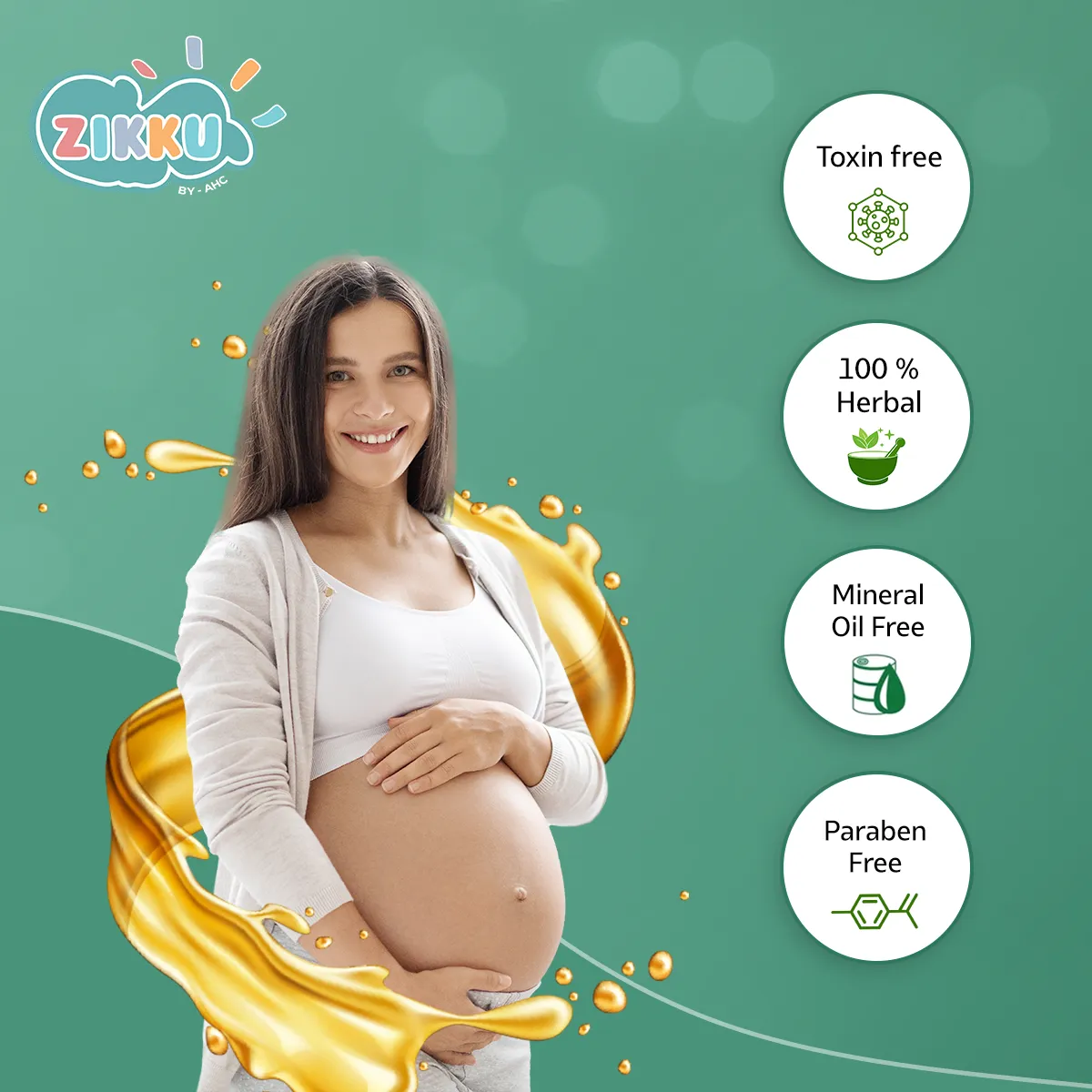Postnatal/Post-pregnancy Body Massage Oil for Mothers (100ml)