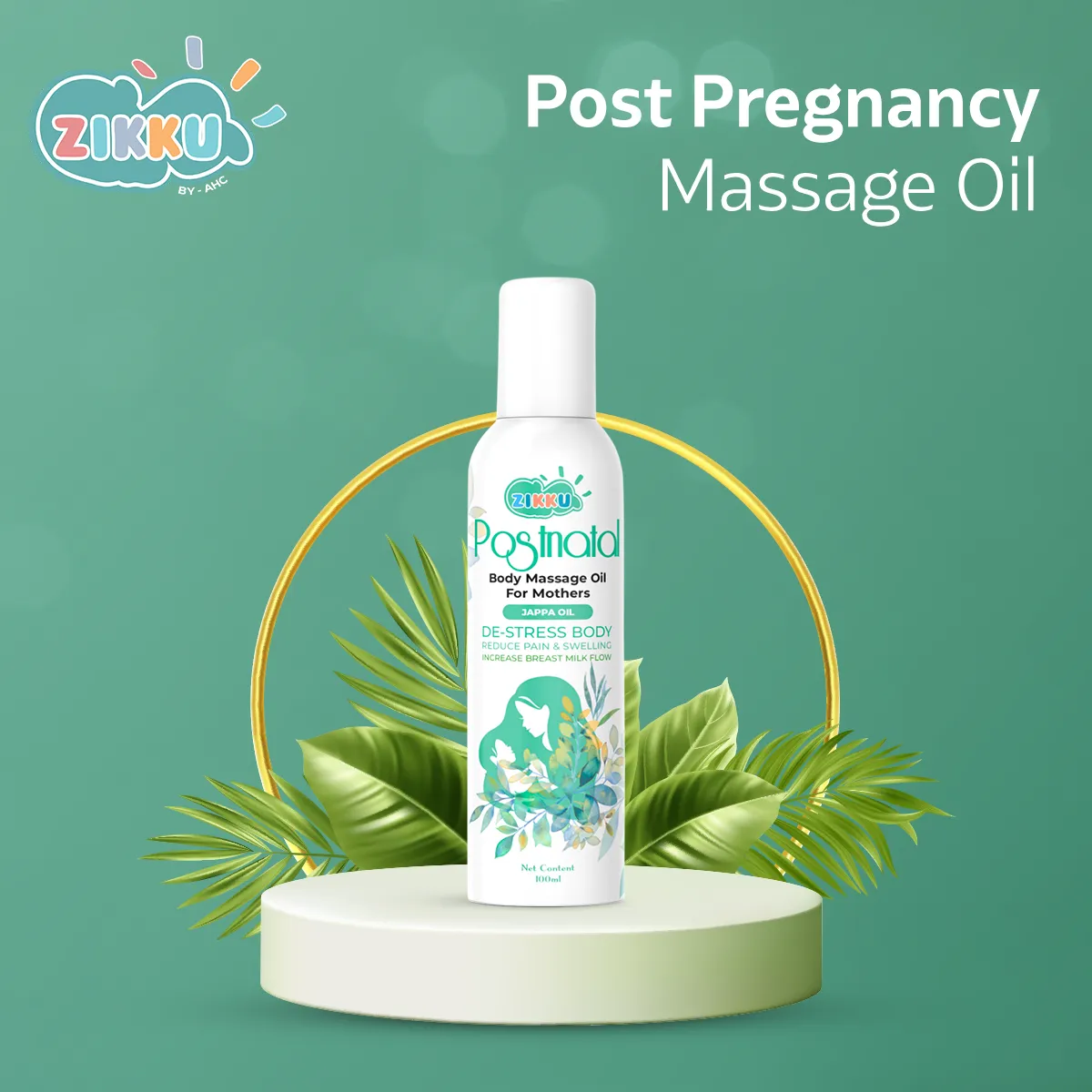 Postnatal/Post-pregnancy Body Massage Oil for Mothers (100ml)
