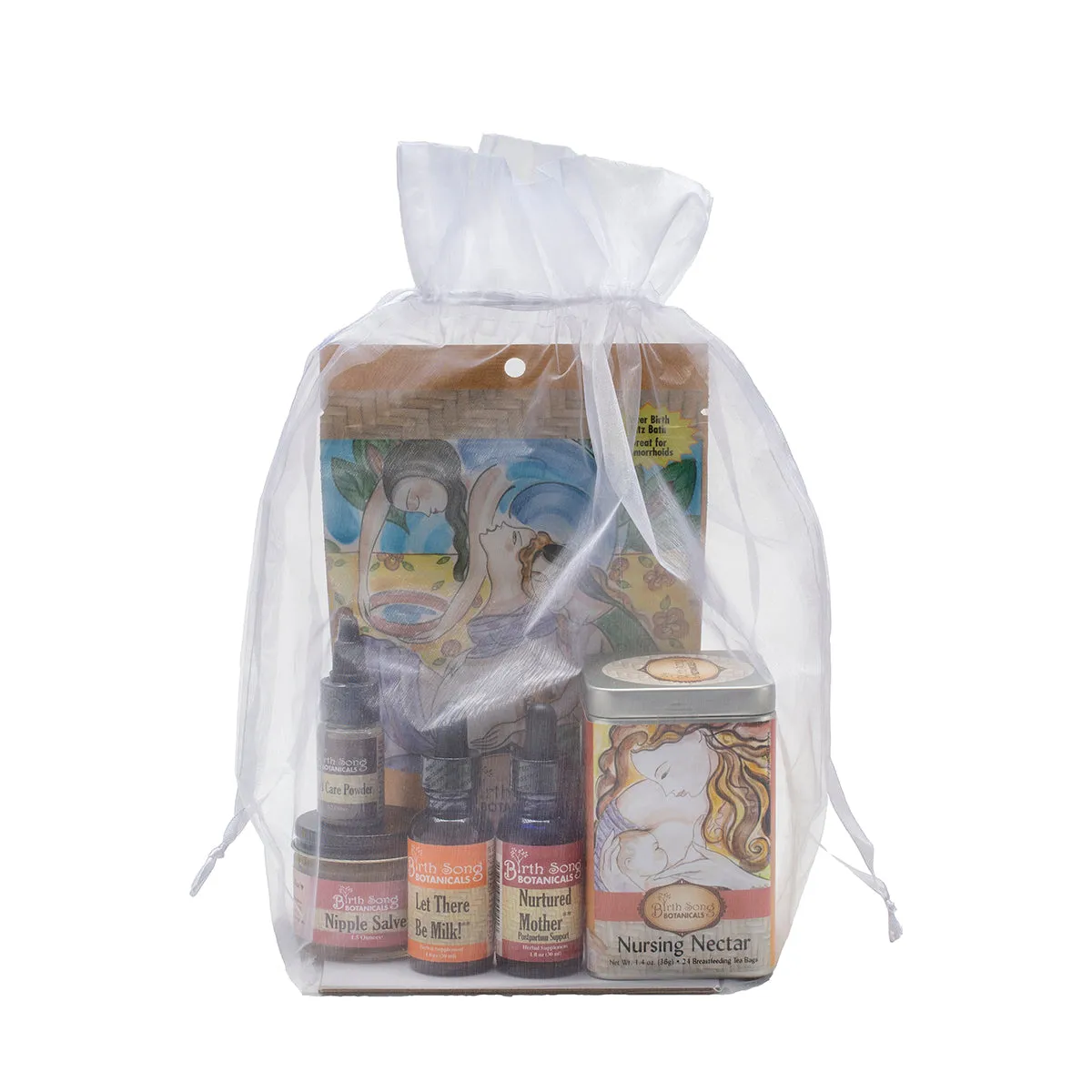 Postpartum Gift Set for Breastfeeding Moms and Newborns, Herbal Products for Afterbirth Support and Breastmilk Supply*   Free Ebook