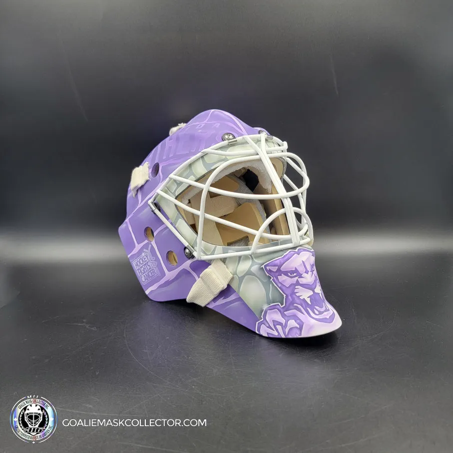 Presale: Sergei Bobrovsky Signed Goalie Mask Florida HFC Hockey Fights Cancer Purple Signature Edition Autographed