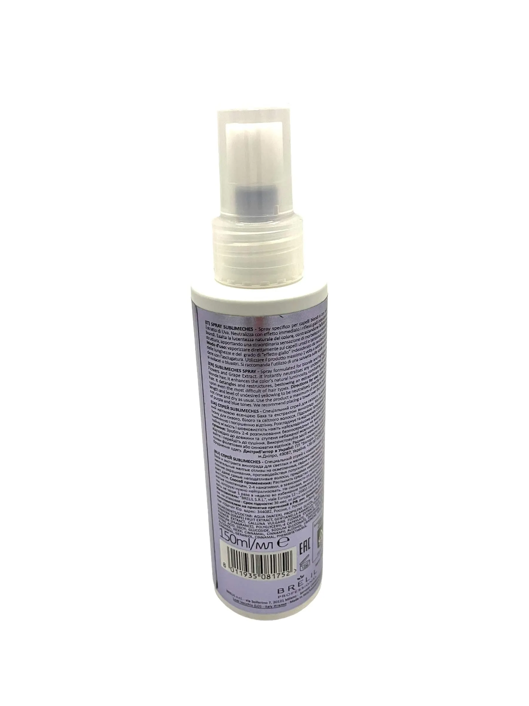 Purple Hair Spray Neutralizing Silver Blonde/Highlighted Hair 5.07 oz