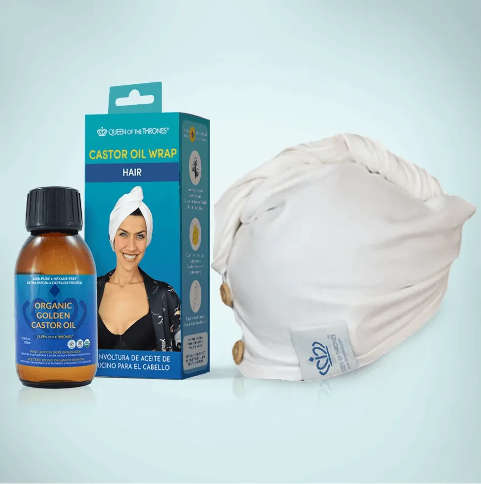 Queen Of The Thrones Dream Hair Mask Kit   Organic Castor Oil Bundle (3.38 oz oil)
