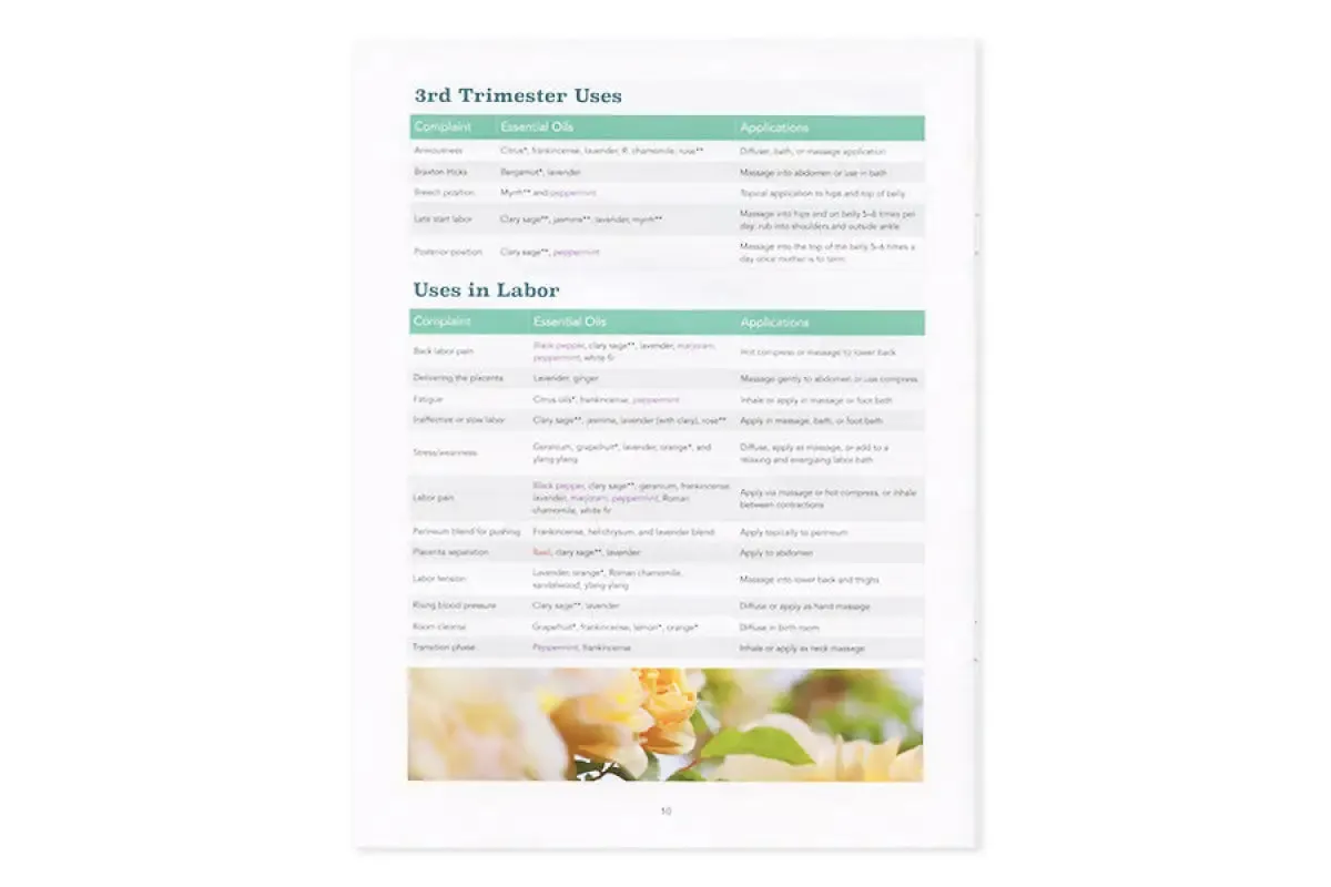 "Birth Kit Essentials: Your Guide to Essential Oil Use in Maternity & Beyond" Booklet, by Stephanie McBride