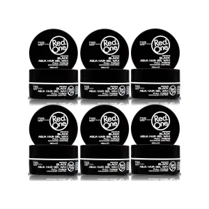 Redone Aqua Hair Wax Black 150ml - Set of 6