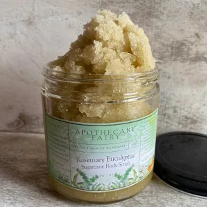 Rosemary Eucalyptus Leaf Sugarcane Body Scrub