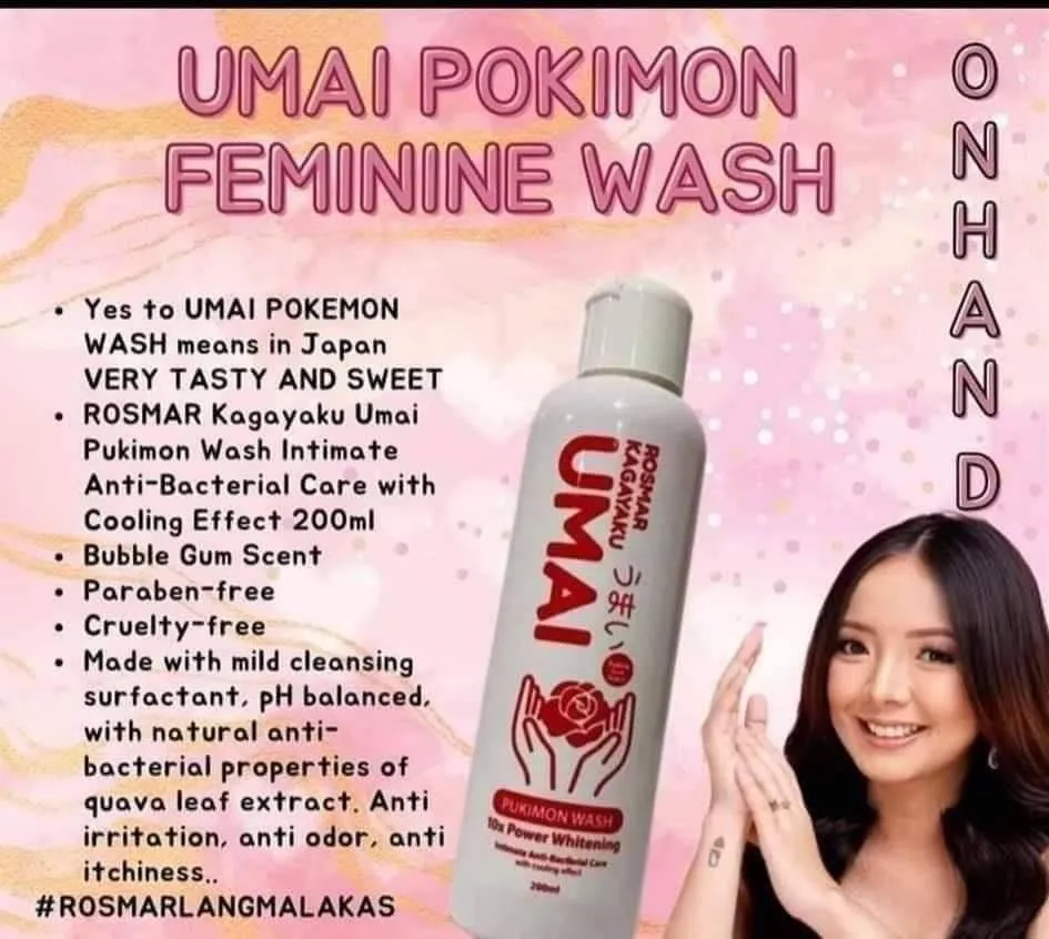Rosmar - Umai Pokémon Feminine Wash 200ml