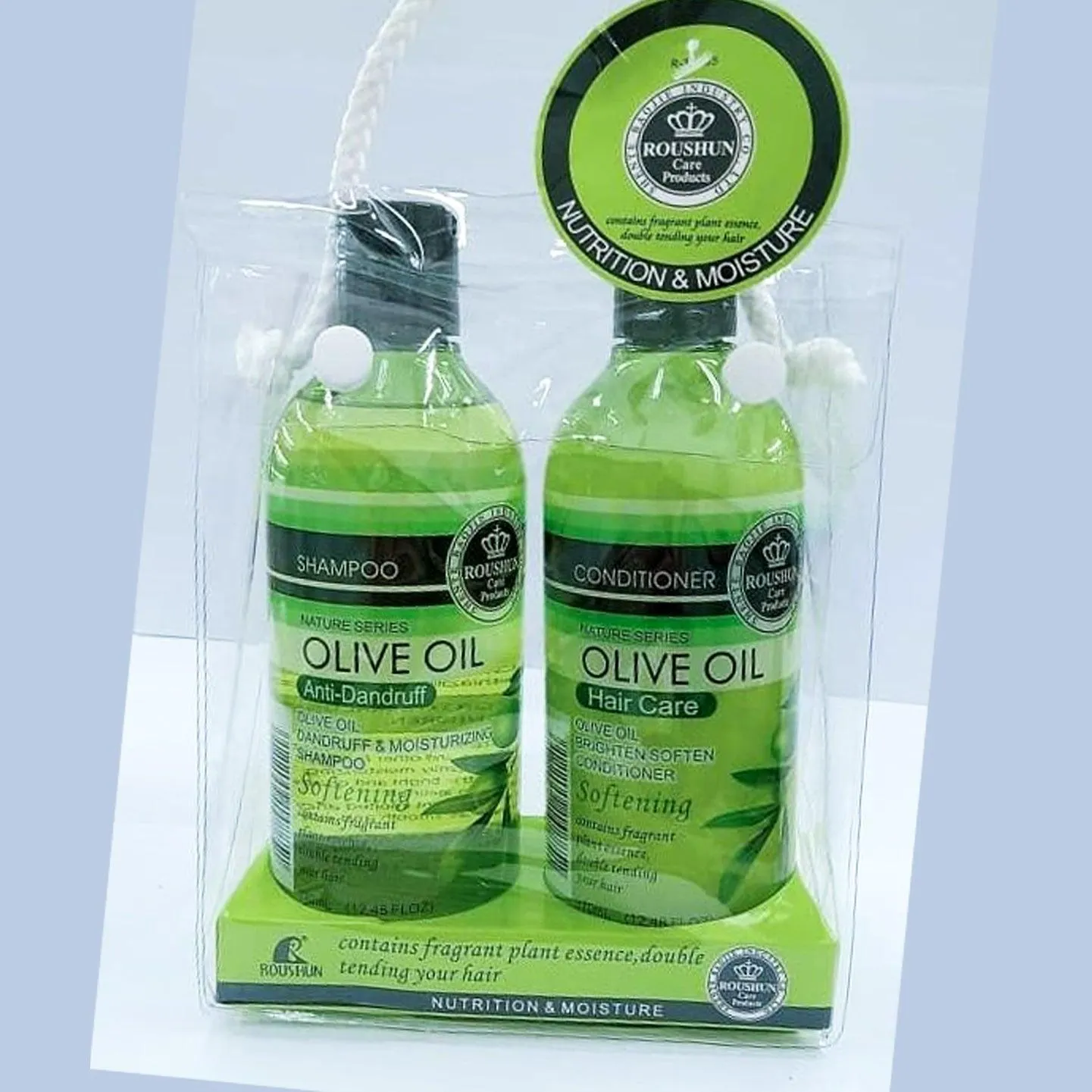 Roushun Nature Olive Oil Shampoo   Conditioner - (370 370)