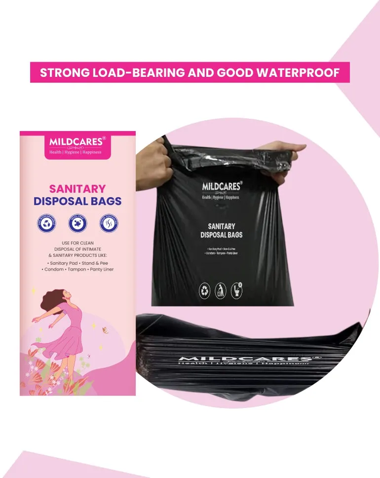 Sanitary Disposal Bags - 20 Bags for Disposal of Tampons, Condoms, Pantyliner, Sanitary Pad & Personal Hygiene Waste Sanitary Pad
