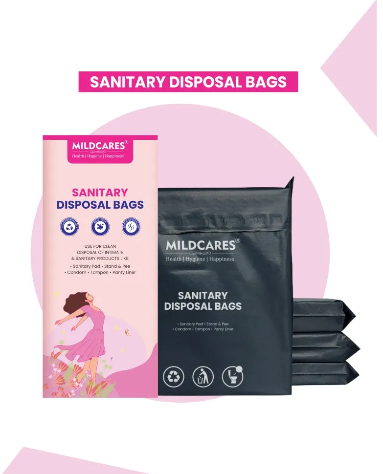 Sanitary Disposal Bags - 20 Bags for Disposal of Tampons, Condoms, Pantyliner, Sanitary Pad & Personal Hygiene Waste Sanitary Pad