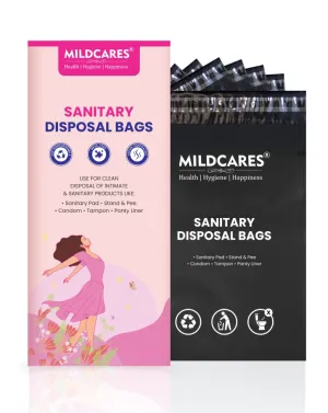 Sanitary Disposal Bags - 20 Bags for Disposal of Tampons, Condoms, Pantyliner, Sanitary Pad & Personal Hygiene Waste Sanitary Pad