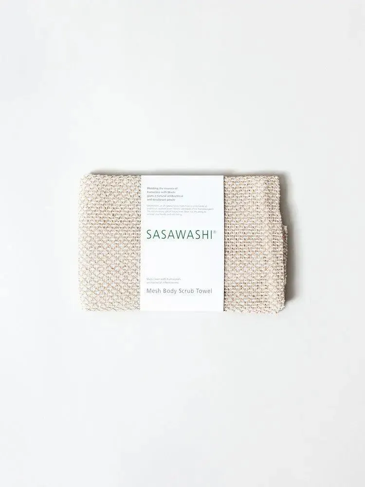 Sasawashi Mesh Body Scrub Towel