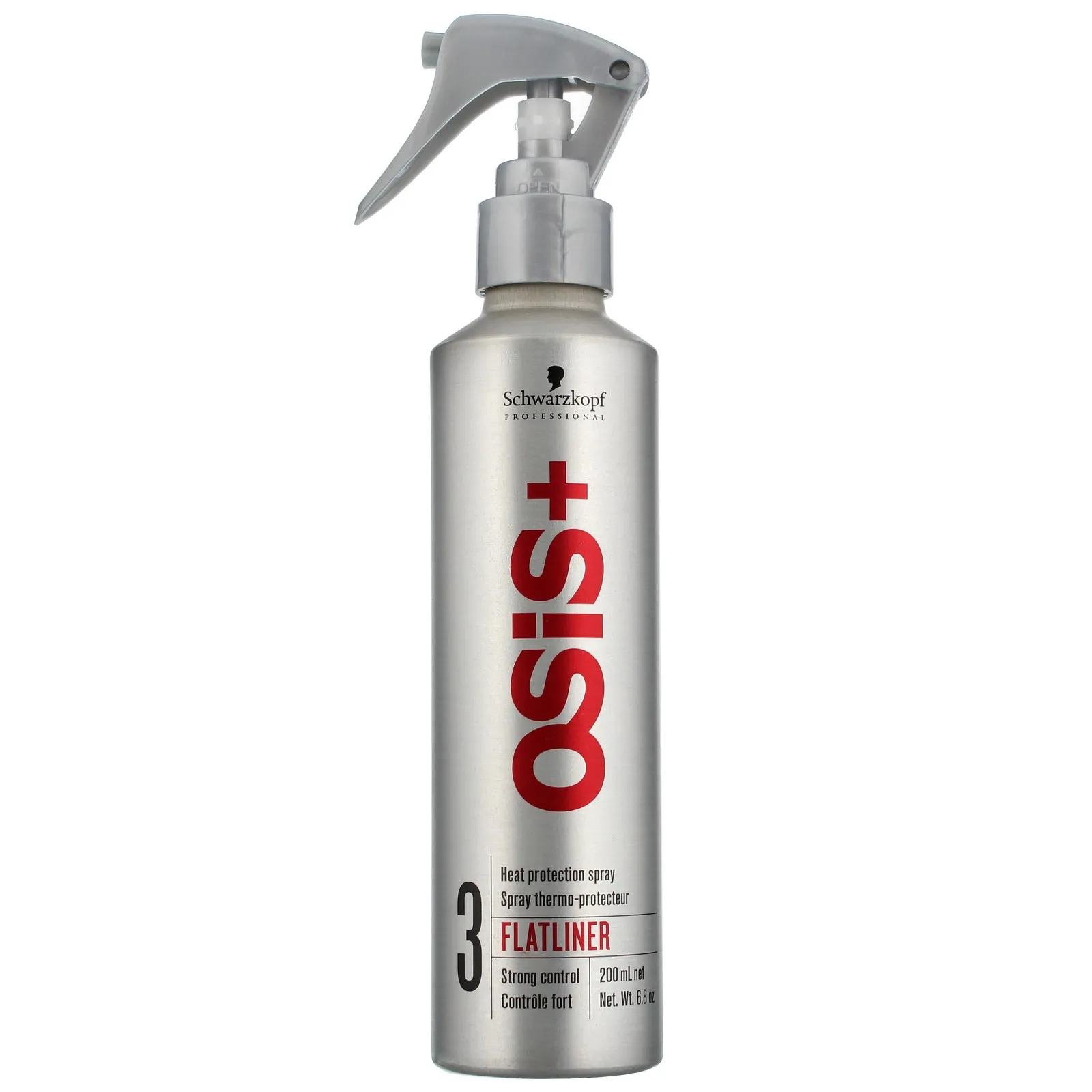 SCHWARZKOPF OSIS HAIR SPRAY FLATLINER HEAT PROTECT 200 ML