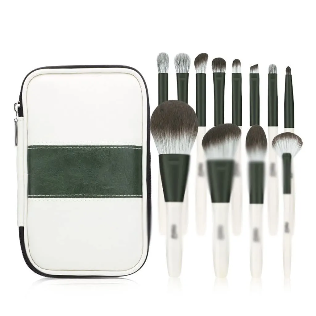 Set Of 12 Makeup Brushes Complete Set Of Loose Powder Brushes Eye Shadow Brushes