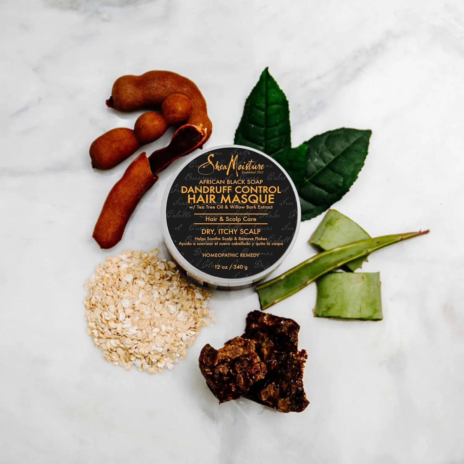 Shea Moisture African Black Soap Dandruff Control Hair Masque 340g