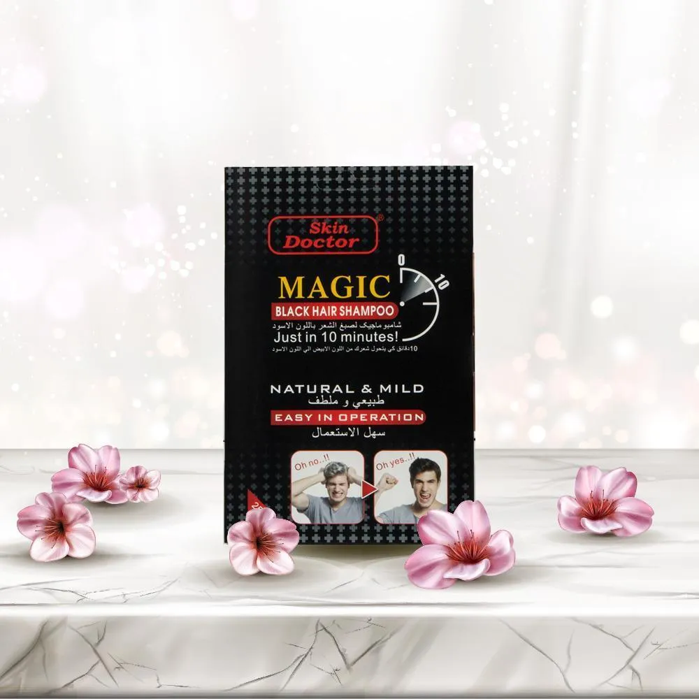 Skin Doctor Magic Black hair shampoo Natural & Mild - 25ml