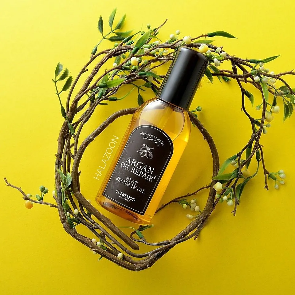 SKINFOOD Argan Oil Repair Plus Heat In Serum In Oil زيت الاركان الواقي من الحرارة