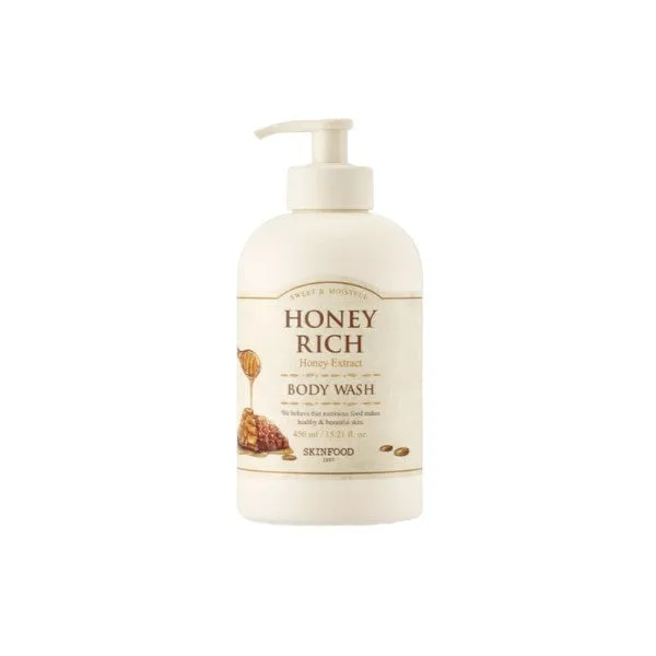 SKINFOOD sweet and moistful honey and rice honey extra body wash