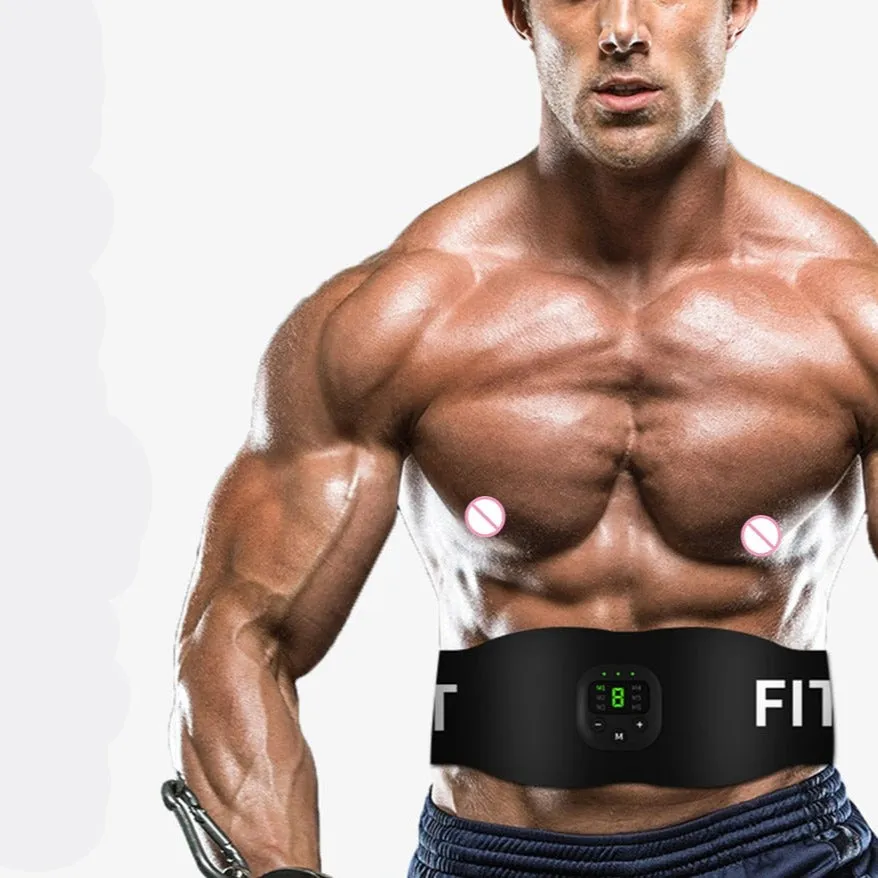 Slimming Waist Band Exercise Massager EMS Muscle Stimulator with 19 Modes