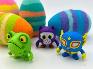 Smashlings Egg Bath Bomb with Smashlights Figure Inside
