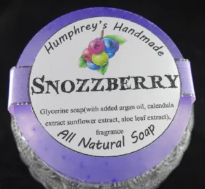 SNOZZBERRY Soap | Mixed Berry | Wildberry Scented Glycerin Soap | Shampoo Bar | Argan Oil