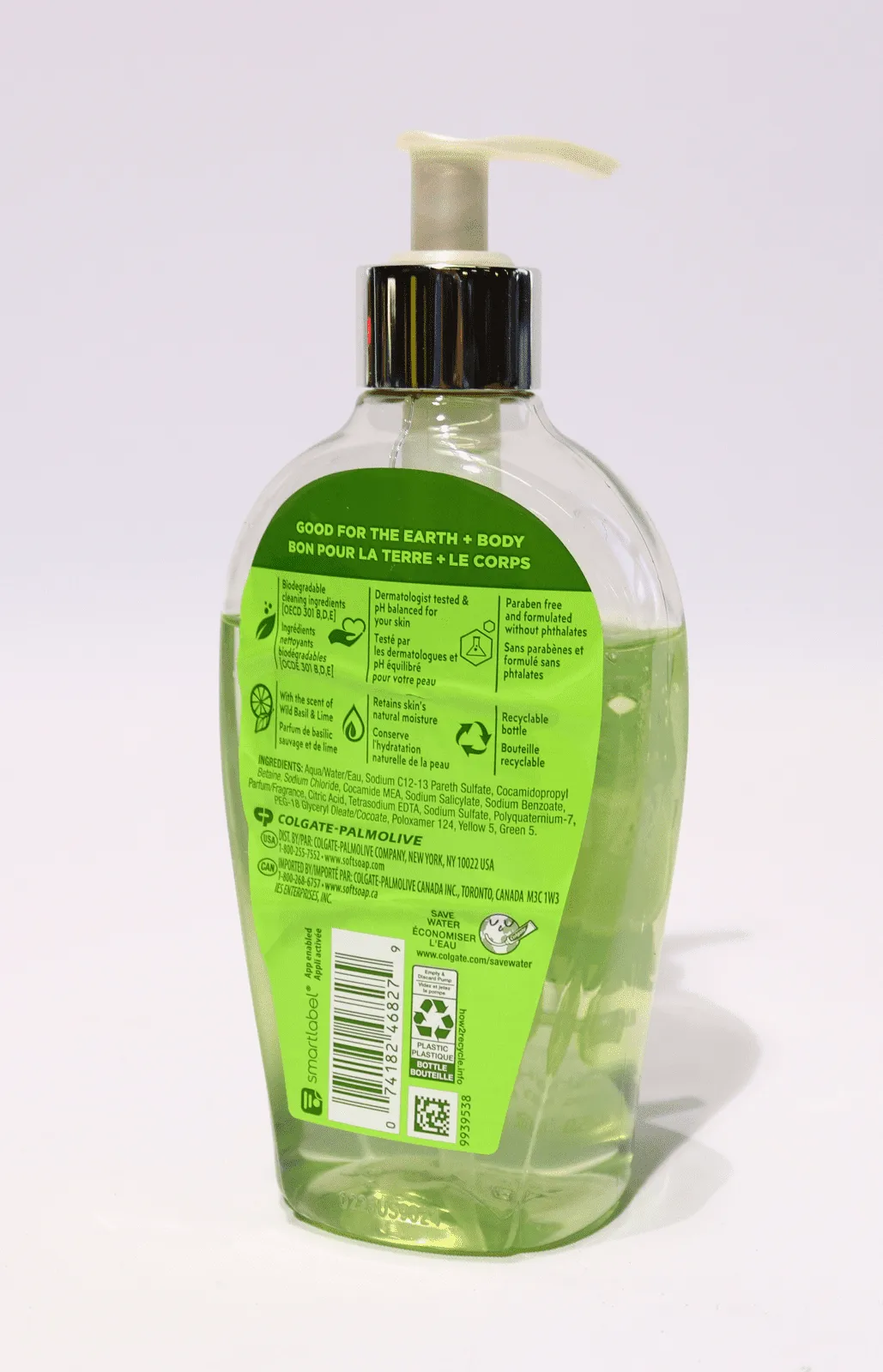 Softsoap Liquid Hand Soap, All Skin Type, Wild Basil & Lime, 13 fl oz