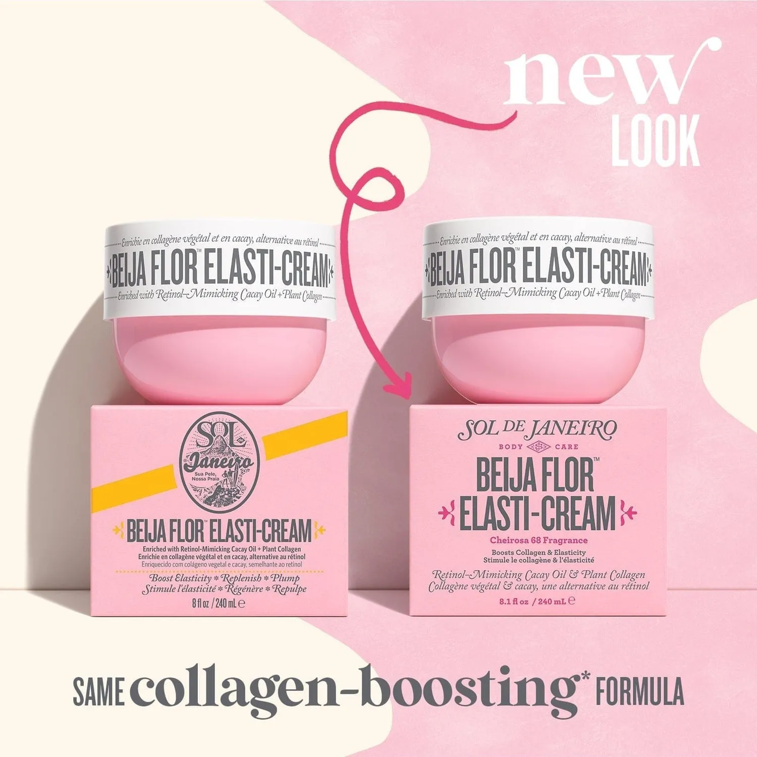SOL DE JANEIRO BEIJA FLOR ELASTI-CREAM  كريم مرطب و معطر للجسم من سول دي جانيرو