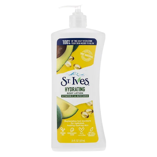 St. Ives Hydrating Vitamin E & Avocado Body Lotion 621ml