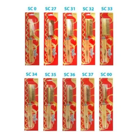 Stella Straightening Comb Double Fine #SC35