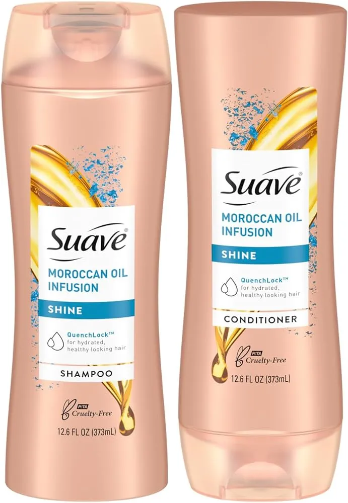 SUAVE moroccan infusion 24 hour shine بكج سواف بالاركان للمعان الشعر