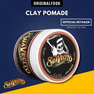 Suavecito Strong Hold Clay Pomade