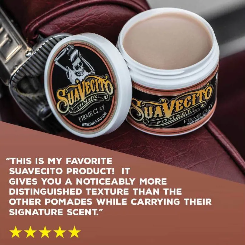 Suavecito Strong Hold Clay Pomade