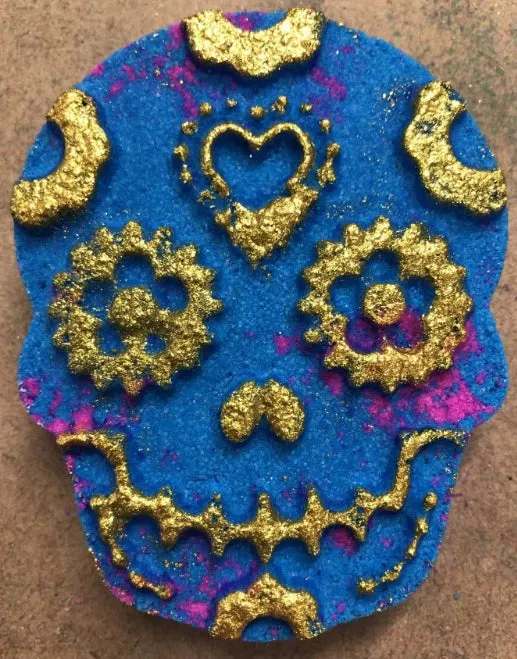 Sugar Skull w/ Heart - DB Bath Bomb Moulds